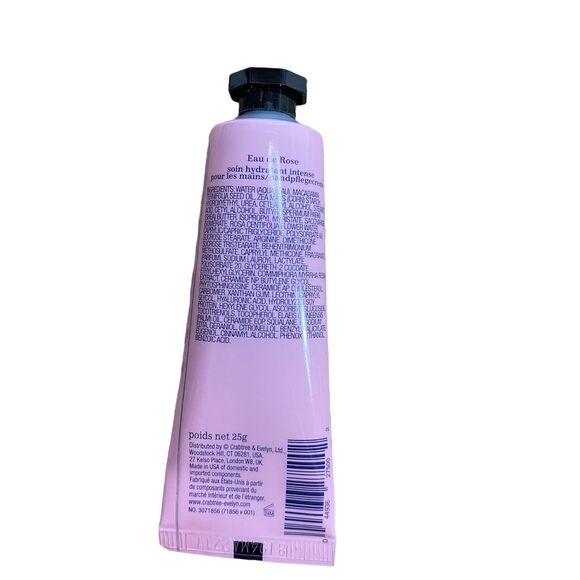 Crabtree & ‎ Evelyn Rosewater Ultra Moisturizing Hand Therapy 0.9oz 25g NEW - Picture 2 of 3